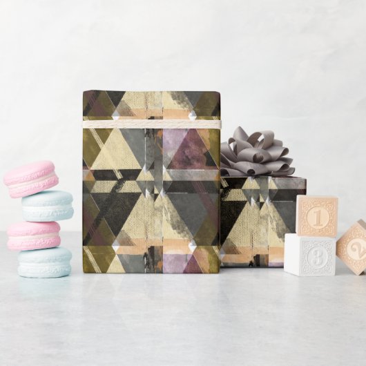 Papier Cadeau Un design abstrait moderne (Baby Shower)