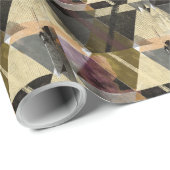 Papier Cadeau Un design abstrait moderne (Coin rond)