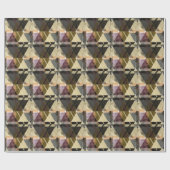 Papier Cadeau Un design abstrait moderne (Plat)