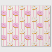 Papier Cadeau Un design de série de donuts 3 (Plat)