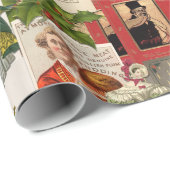 Papier Cadeau Un Dickens De Noël (Coin rond)