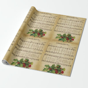 PAPIER CADEAU "UN ENFANT CE JOUR EST NÉ"