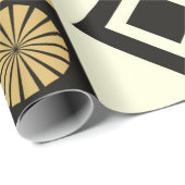 Papier Cadeau Un ensemble de motifs sans couture de style japona (Coin rond)