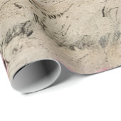 Papier Cadeau Un Ephémère français série 24 (Coin rond)