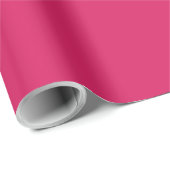Papier Cadeau un fond rose avec une bordure blanche (Coin rond)