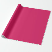 Papier Cadeau un fond rose avec une bordure blanche (Déroulé)
