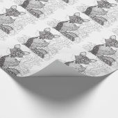 Papier Cadeau Un Fox rusé (Coin)