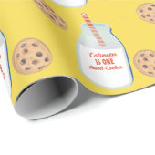 Papier Cadeau Un gâteau sucré personnalisé premier anniversaire (Coin rond)