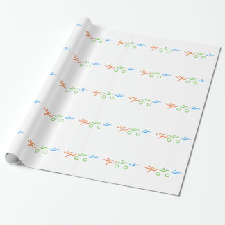 Papier Cadeau Un grand cadeau de Triathlon pour votre ami ou fam