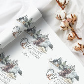 Papier Cadeau Un Joyeux Camper Rustique fête d'anniversaire