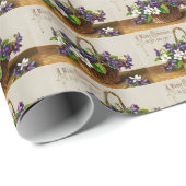 Papier Cadeau Un joyeux Noël brillant et gay (Coin rond)