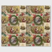 Papier Cadeau Un Joyeux Temps de Noël (Plat)