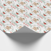 Papier Cadeau Un Lapin Vous Aime Envelopper Du Papier (Coin)