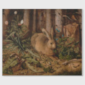 Papier Cadeau Un lièvre dans la forêt (par Hans Hoffmann) (Plat)