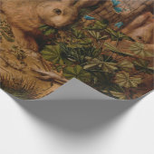 Papier Cadeau Un lièvre dans la forêt (par Hans Hoffmann) (Coin)