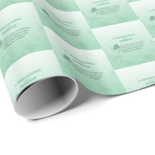 Papier Cadeau Un Mariage irlandais qui félicite