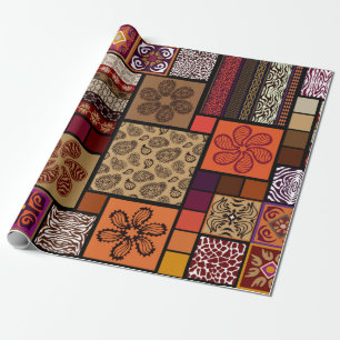 Papier Cadeau Un méga jeu créatif de motifs sans couture inspiré