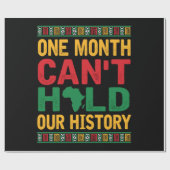 Papier Cadeau Un mois peut tenir notre histoire Black Pride Afri (Plat)