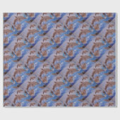 Papier Cadeau Un morceau de dauphins de saut (Plat)