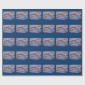 Papier Cadeau Un morceau de dauphins de saut (Plat)