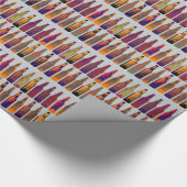 Papier Cadeau un motif de bouteilles (bière) (Coin)