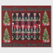 Papier Cadeau Un Noël Afrocentré sans couture de 30 pouces x 6 p (Plat)