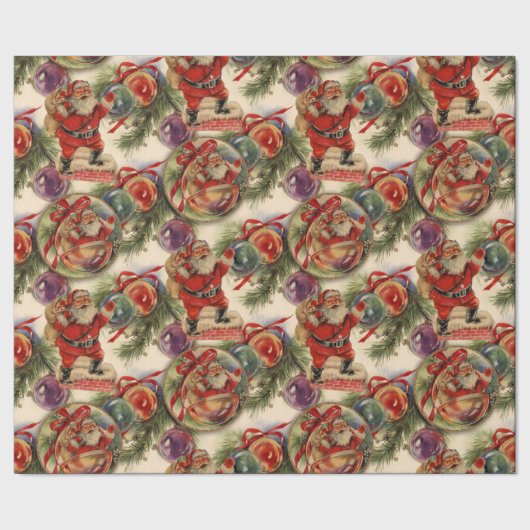 Papier Cadeau Un Noël des années 50 (Couture)