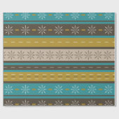 Papier Cadeau Un Noël élégant (Plat)