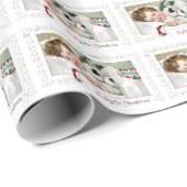 Papier Cadeau Un Noël Joyeux (Coin rond)