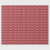 Papier Cadeau Un Noël parfait (Plat)