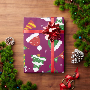 Papier Cadeau Un Noël parfait pour Snowman