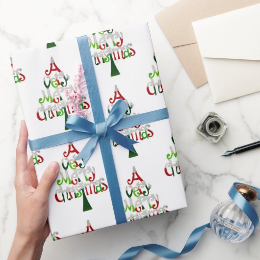 Papier Cadeau Un Noël très joyeux (Cadeaux)