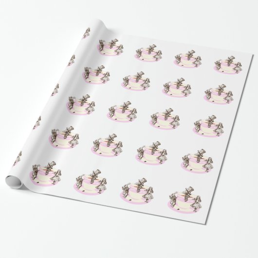 Papier Cadeau Un original fol de thé (Déroulé)