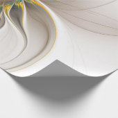 Papier Cadeau Un ornement fractal coloré. Art Abstrait  (Coin)