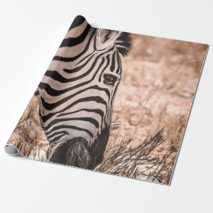 PAPIER CADEAU UN PARC NATIONAL ZEBRA ETOSHA