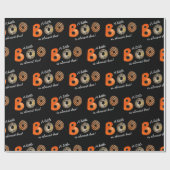 Papier Cadeau Un petit Baby shower Boo Halloween (Plat)