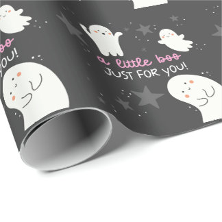 Papier Cadeau Un petit Boo juste pour vous Cadeau de fantôme d'H