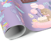 Papier Cadeau Un Petit En Chemin (Coin rond)