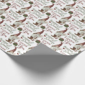 Papier Cadeau Un Petit Gros Amour Vous Papier Enveloppant Noël (Coin)