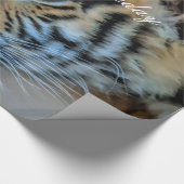 Papier Cadeau Un petit tigre mignon (Coin)