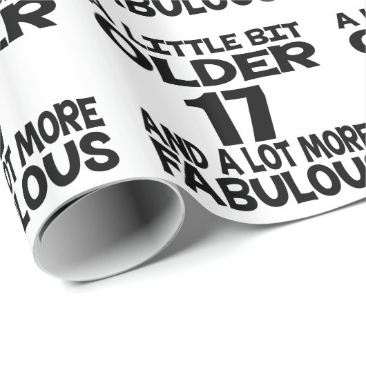 Papier Cadeau Un Peu Plus De 17 Dessins D'Anniversaire (Coin rond)