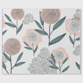 Papier Cadeau Un rose (Plat)