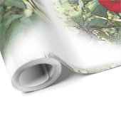Papier Cadeau Un rose solitaire (Coin rond)