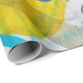 Papier Cadeau un tableau abstrait (Coin rond)