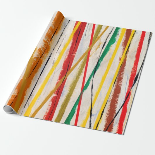 Papier Cadeau un tableau abstrait (Déroulé)