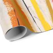 Papier Cadeau un tableau abstrait (Coin rond)