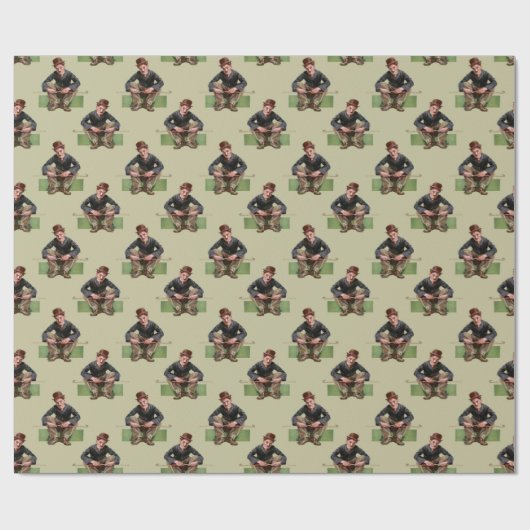 Papier Cadeau Un tramp très triste (Plat)