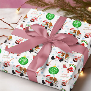 Papier Cadeau Un très joyeux enveloppement de Noël du roi Charle