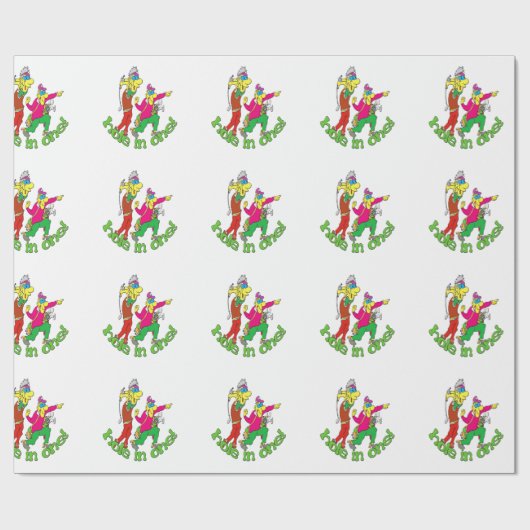 Papier Cadeau Un trou dans un trou (Plat)