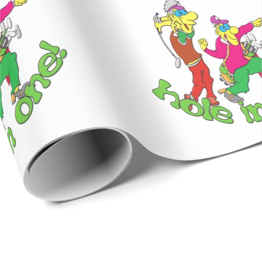 Papier Cadeau Un trou dans un trou (Coin rond)